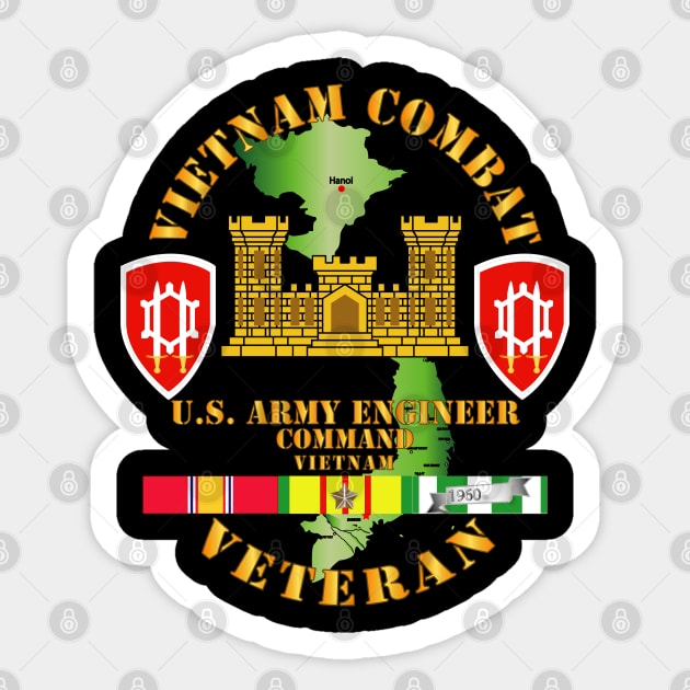 Vietnam Combat Engineer - Engineer Command Vietnam w SVC Sticker by twix123844